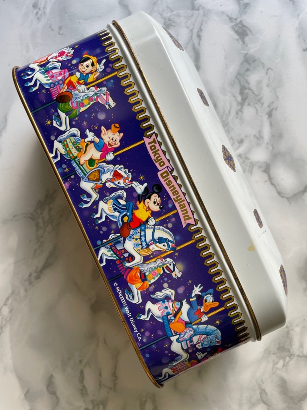Vintage retro Tokyo DISNEYLAND Japan tin - AS IS